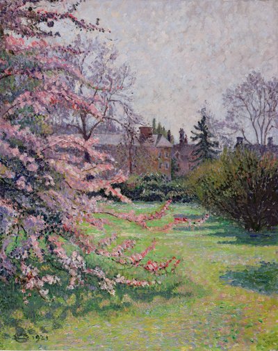 Japanese Crab Apple Blossom, Kew, 1921 by Lucien Pissarro